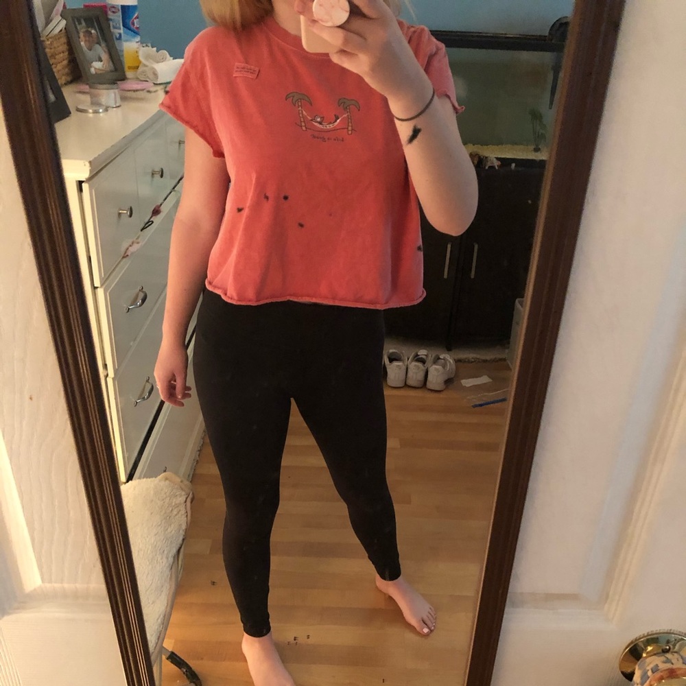 Cropped life is good T
